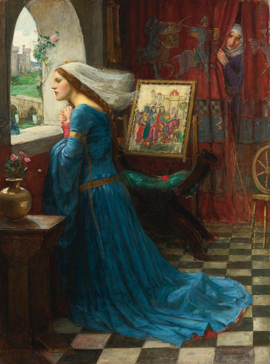 Fair Rosamund in Detail John William Waterhouse